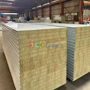 Vách ngăn chống cháy panel bông khoáng 100mm EI 60