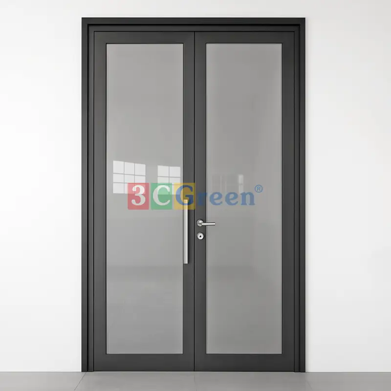 cửa kính chống cháy 2 cánh mở 1 chiều