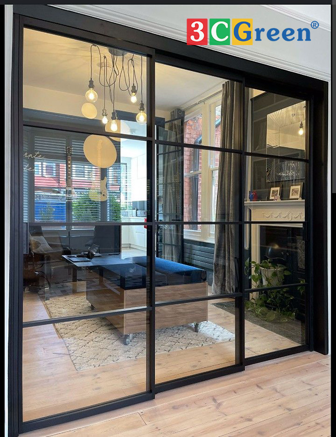 Cấu tạo vách kính chống cháy EI60 3CGreen