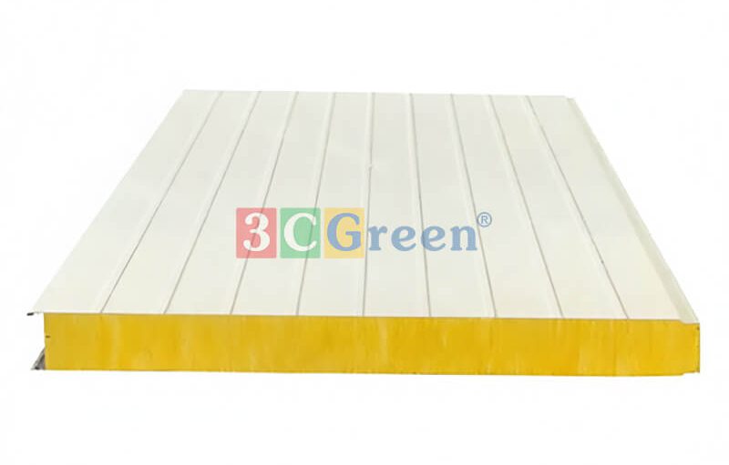 Panel bông khoáng Rockwool chống cháy cách âm - Sản xuất trực tiếp tại nhà máy 3CGreen Hà Nội