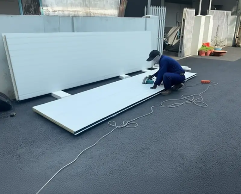 Panel bông khoáng Rockwool chống cháy cách âm - Sản xuất trực tiếp tại nhà máy 3CGreen Hà Nội