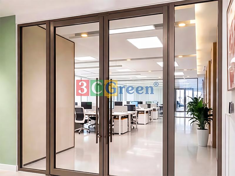 Kiến trúc xanh sử dụng cửa kính chống cháy EI
