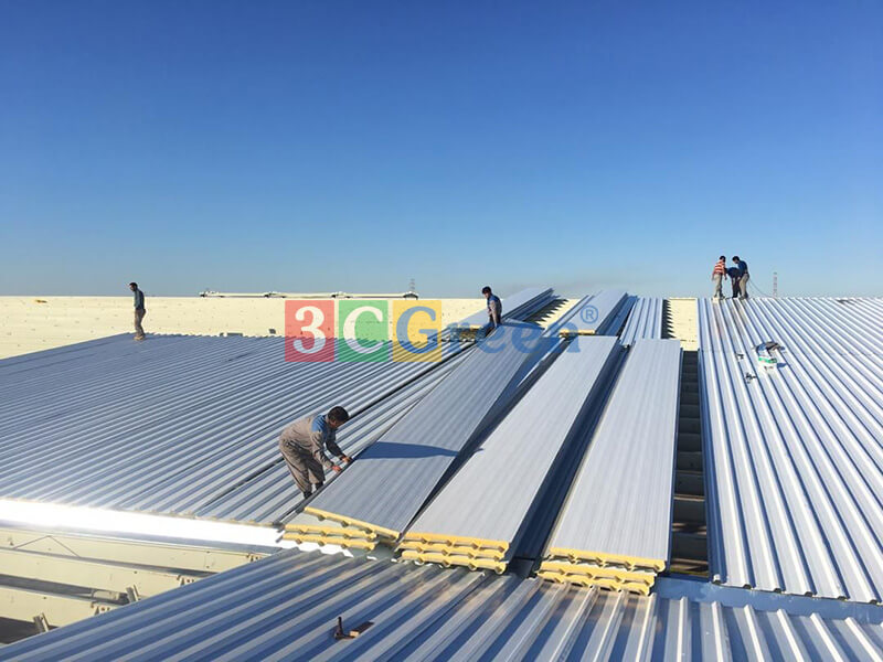Dịch vụ thi công panel PU và bông khoáng trọn gói giá gốc tại nhà máy 3CGreen