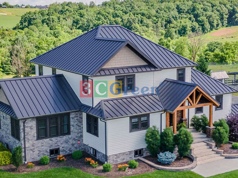 Tôn 6 sóng sử dụng trong homestay, nhà vườn