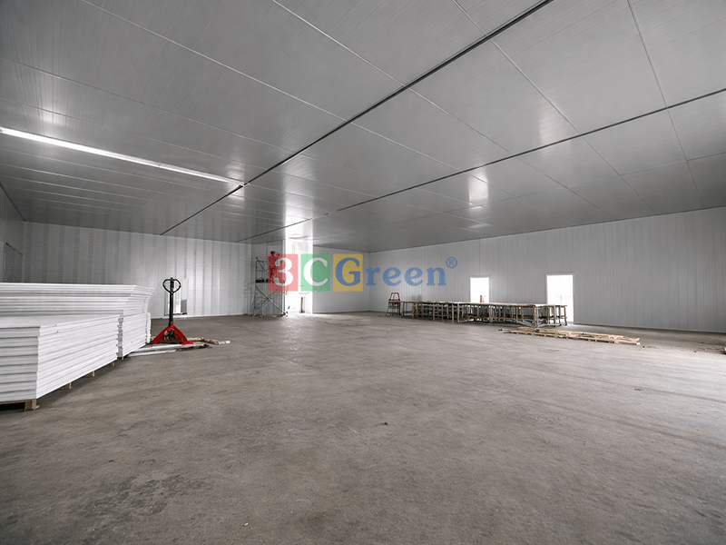 Trần thả panel bông khoáng chống cháy cho nhà xưởng