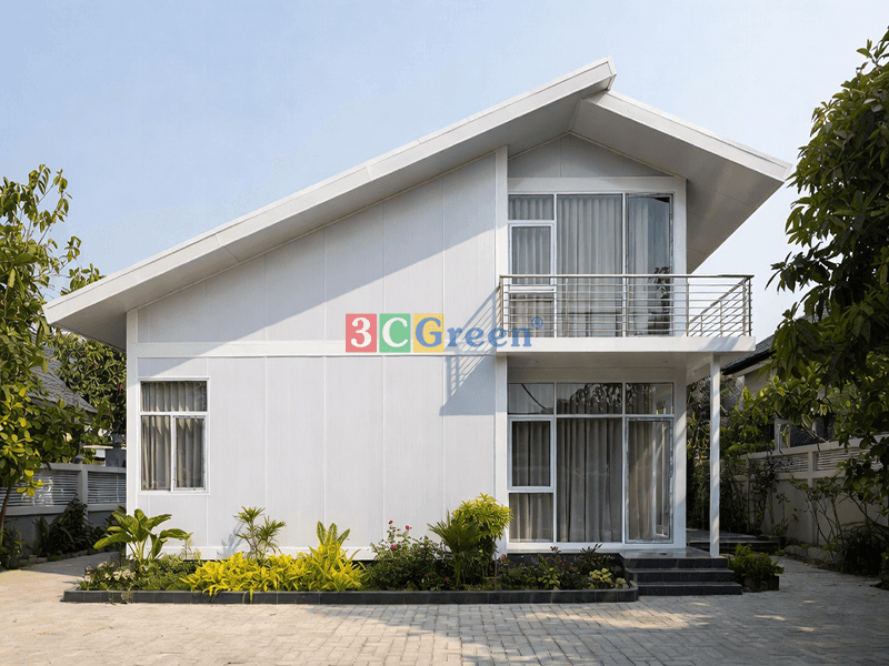 Ứng dụng panel mái bông khoáng cho nhà lắp ghép, nhà container