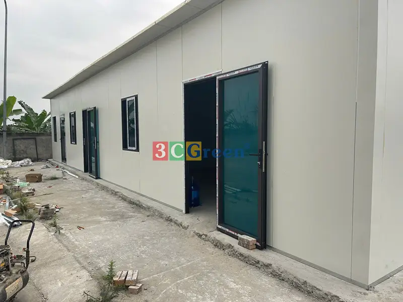 Thi công văn phòng lắp ghép panel hiện đại, tối ưu chi phí - 3CGreen