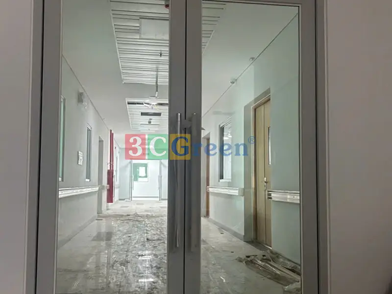 Cửa kính, vách kính chống cháy tại Bệnh viện Tim Hà Nội – cơ sở 2 (ảnh 1)