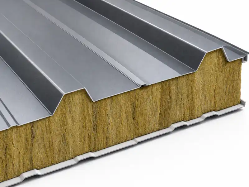 Minh họa lõi panel bông khoáng